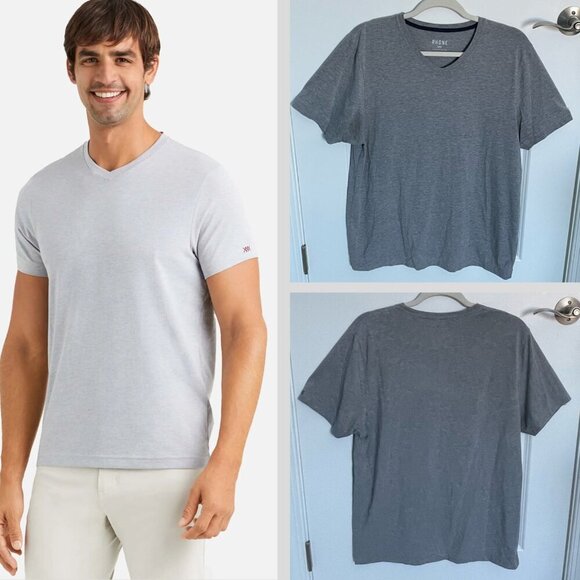 Rhône Element V-Neck Tee Lightweight Everyday Cotton T-Shirt 35292 - Picture 1 of 12